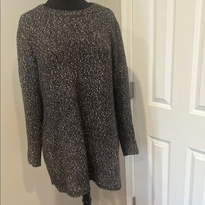 Cozy Black and White Knit Sweater